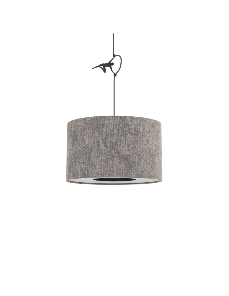 Pendant lamps with lampshade - Nowodvorski LAGO S Ceiling lamps Pendant lamps Max wattage 15W only LED E27 Grey 11673 - product kolory-swiatla.pl 4