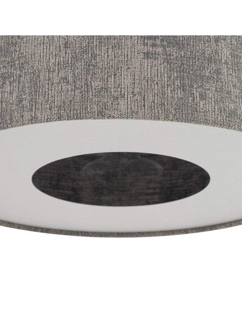 Pendant lamps with lampshade - Nowodvorski LAGO S Ceiling lamps Pendant lamps Max wattage 15W only LED E27 Grey 11673 - product kolory-swiatla.pl 6