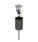 Pendant lamps with lampshade - Nowodvorski LAGO S Ceiling lamps Pendant lamps Max wattage 15W only LED E27 Grey 11673 - product 10