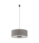 Pendant lamps with lampshade - Nowodvorski LAGO M Ceiling lamps Pendant lamps Max wattage 25W only LED E27 Grey 11674 - product 1