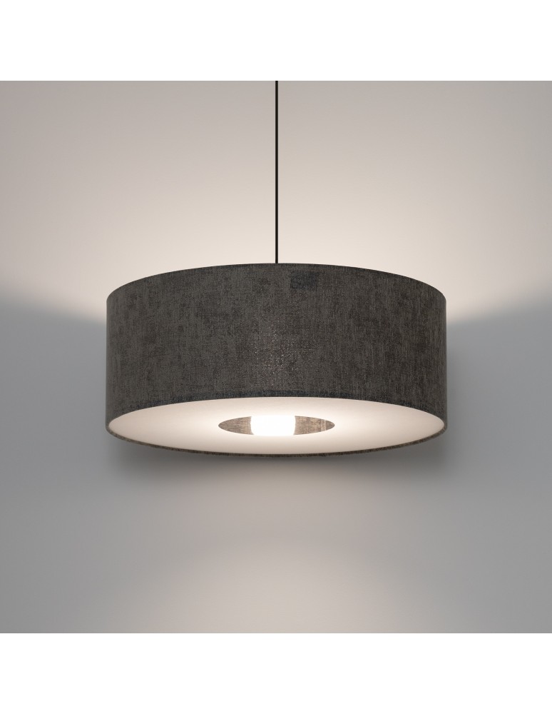 Pendant lamps with lampshade - Nowodvorski LAGO M Ceiling lamps Pendant lamps Max wattage 25W only LED E27 Grey 11674 - product kolory-swiatla.pl 2