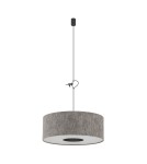 Pendant lamps with lampshade - Nowodvorski LAGO M Ceiling lamps Pendant lamps Max wattage 25W only LED E27 Grey 11674 - product 3
