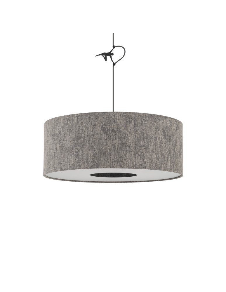 Pendant lamps with lampshade - Nowodvorski LAGO M Ceiling lamps Pendant lamps Max wattage 25W only LED E27 Grey 11674 - product kolory-swiatla.pl 4
