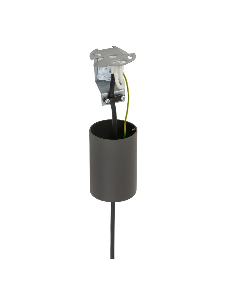 Pendant lamps with lampshade - Nowodvorski LAGO M Ceiling lamps Pendant lamps Max wattage 25W only LED E27 Grey 11674 - product kolory-swiatla.pl 10