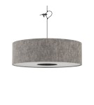 Pendant lamps with lampshade - Nowodvorski LAGO L Ceiling lamps Pendant lamps Max wattage 25W only LED E27 Grey 11675 - product 4