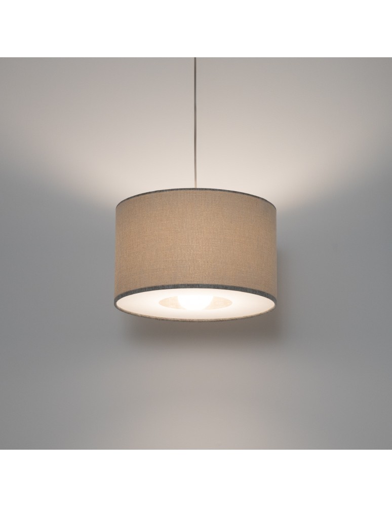 Pendant lamps with lampshade - Nowodvorski CEDRO S Ceiling lamps Pendant lamps Max wattage 15W only LED E27 Beige 11664 - product kolory-swiatla.pl 2
