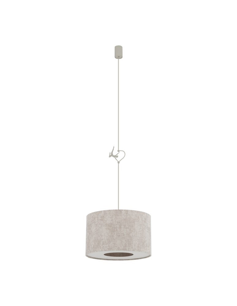 Pendant lamps with lampshade - Nowodvorski CEDRO S Ceiling lamps Pendant lamps Max wattage 15W only LED E27 Beige 11664 - product kolory-swiatla.pl 3