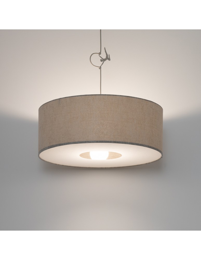 Nowodvorski CEDRO M  Lampy sufitowe Lampy wiszące Max moc 25W only LED E27  Beż 11665