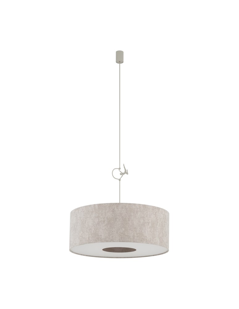 Pendant lamps with lampshade - Nowodvorski CEDRO M Ceiling lamps Pendant lamps Max wattage 25W only LED E27 Beige 11665 - product kolory-swiatla.pl 3