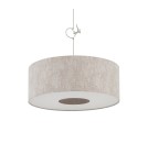 Pendant lamps with lampshade - Nowodvorski CEDRO M Ceiling lamps Pendant lamps Max wattage 25W only LED E27 Beige 11665 - product 4