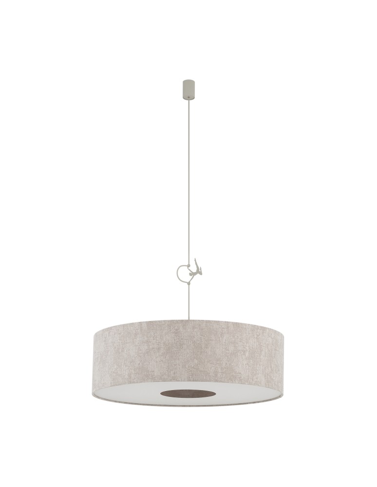 Pendant lamps with lampshade - Nowodvorski CEDRO L Ceiling lamps Pendant lamps Max wattage 25W only LED E27 Beige 11666 - product kolory-swiatla.pl 3