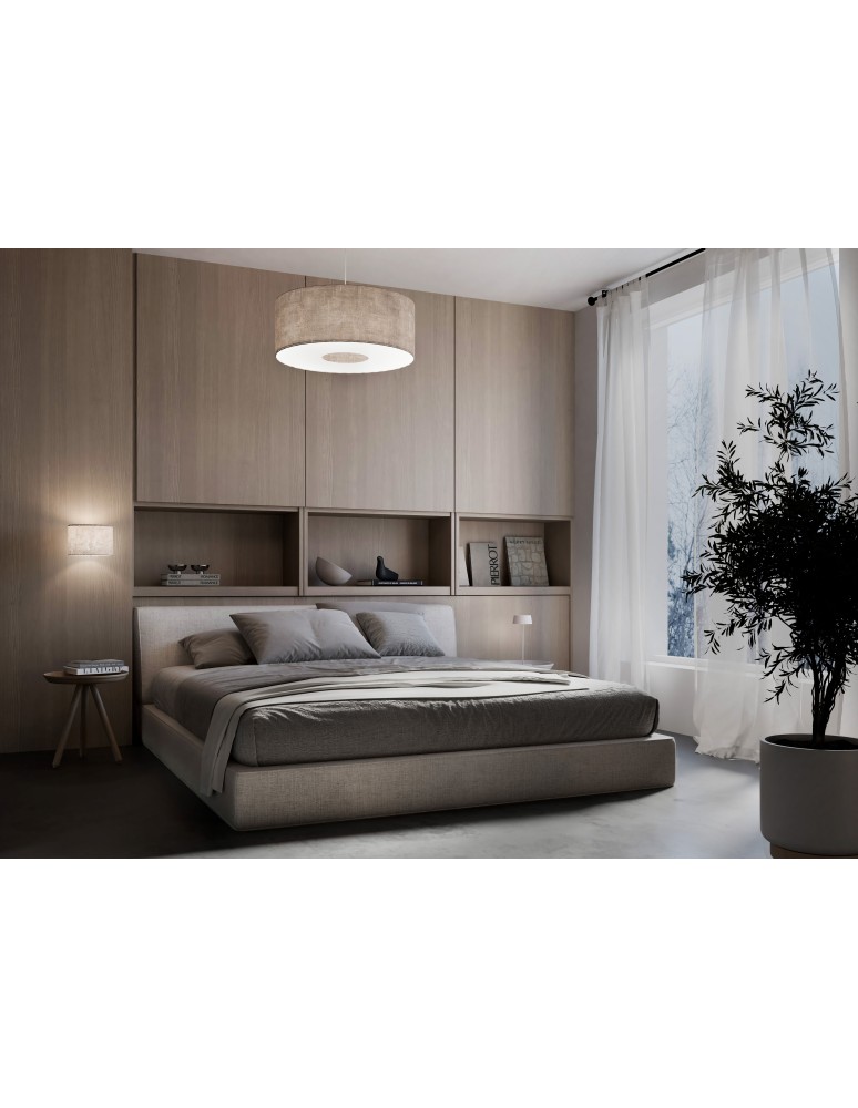 Pendant lamps with lampshade - Nowodvorski CEDRO L Ceiling lamps Pendant lamps Max wattage 25W only LED E27 Beige 11666 - product kolory-swiatla.pl 11