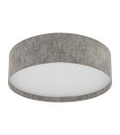 Ceiling lamps with lampshade - Nowodvorski LAGO M Ceiling Lamps Plafond Max power 15W only LED E27 Grey 11680 - product 4