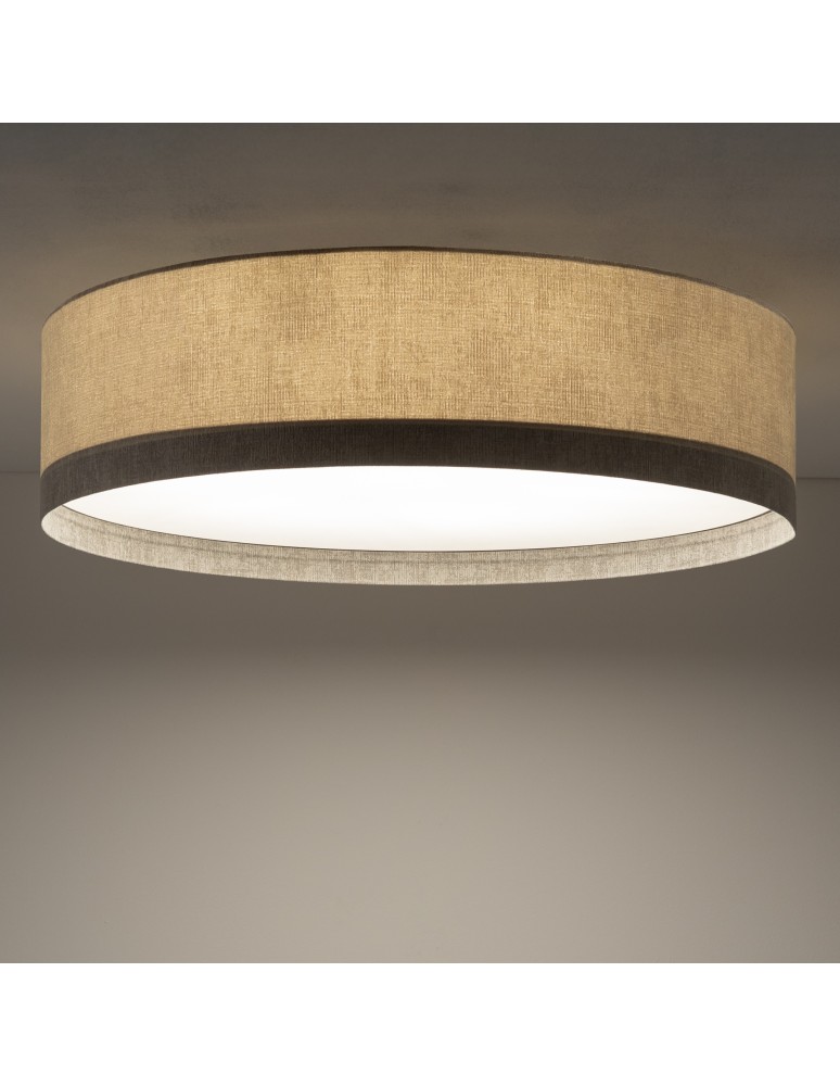Ceiling lamps with lampshade - Nowodvorski CEDRO L Ceiling Lamps Plafond Max power 15W only LED E27 Beige 11672 - product kolory-swiatla.pl 2