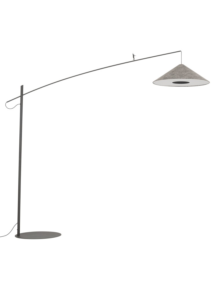 Nowodvorski POISE A  Podłogowa Max moc 25W only LED E27  Szary 11767