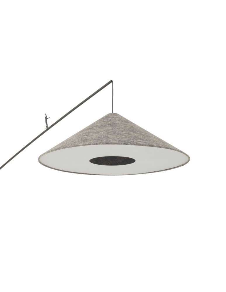 Broken floor lamps - Nowodvorski POISE A Floor Max wattage 25W only LED E27 Grey 11767 - product kolory-swiatla.pl 5