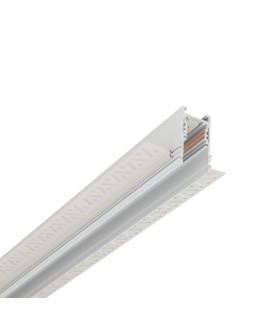 Nowodvorski LVM RECESSED TRACK 1M Rail Systems 1-circuit 48V LVM Low Voltage Rail Flush Mount White 11624