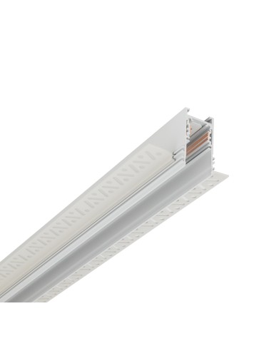 Nowodvorski LVM RECESSED TRACK 2M Rail Systems 1-circuit 48V LVM Low Voltage Rail Flush Mount White 11625