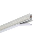 Magnetic rails - Nowodvorski LVM RECESSED TRACK 2M Rail Systems 1-circuit 48V LVM Low Voltage Rail Flush Mount White 11625 - product 3