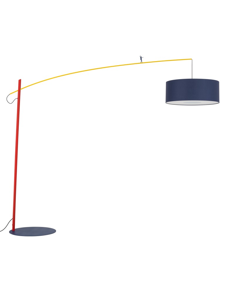 Broken floor lamps - Nowodvorski POISE B Floor Max wattage 25W only LED E27 Navy blue 11430 - product kolory-swiatla.pl 1