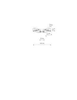 Nowodvorski LVM STRAIGHT CONDUCTIVE MODULE Rail systems 1-circuit low voltage 48V LVM Universal Accessories White 1162 - product 2