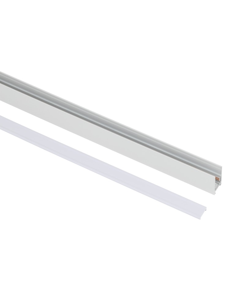 Magnetic rails - Nowodvorski LVM TRACK 2M Rail systems 1-circuit low voltage 48V LVM surface-mounted rail White 11627 - product kolory-swiatla.pl 5