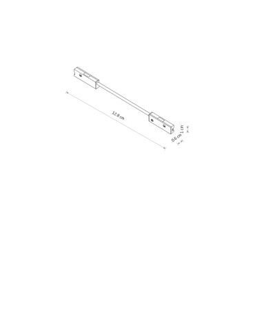 Nowodvorski NANO - LVM CORNER CONDUCTIVE MODULE Rail systems 1-circuit low voltage 24V NANO-LVM Universal Accessories M - product 2