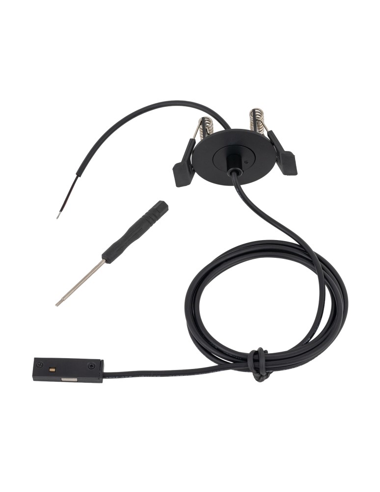 Nowodvorski NANO - LVM RECESSED OUTSIDE POWER SUPPLY CONDUCTIVE MODULE FOR SUSPENSION TRACK Systemy szynowe 1-obwodowy niskonapi