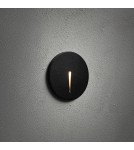 Luminaires to be built into the wall - Nowodvorski ABBY LED Outdoor Wall Mounted Max wattage 3W LED IP54 3000K Black 11528 - product 2