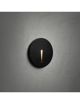 Nowodvorski ABBY LED Zewnętrzna Ścienna Wbudowana Max moc 3W LED IP54 3000K Czarny 11528 - produkt 2