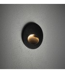 Nowodvorski AVA LED Zewnętrzna Ścienna Wbudowana Max moc 3W LED IP54 3000K Czarny 11530