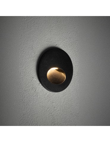 Nowodvorski AVA LED Zewnętrzna Ścienna Wbudowana Max moc 3W LED IP54 3000K Czarny 11530 - produkt 2