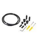 Accessories for magnetic busbars - Nowodvorski NANO - LVM SUSPENSION KIT Rail systems 1-circuit low voltage 24V NANO-LVM Surface mounted accessories Black 11744 - product 1