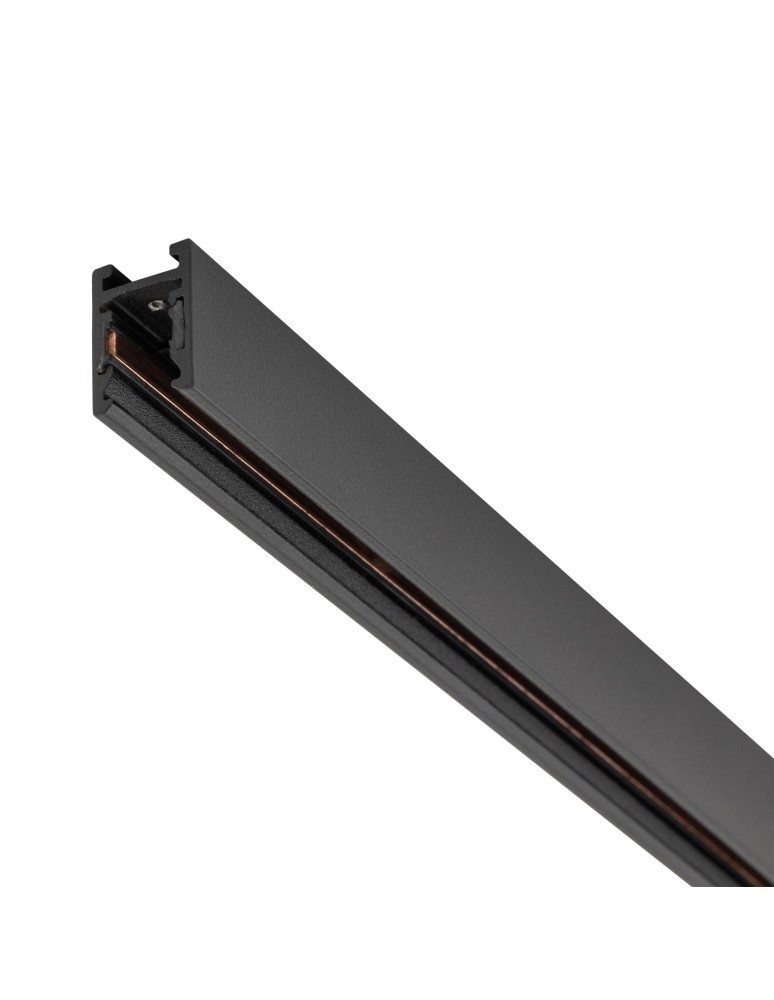 Magnetic rails - Nowodvorski NANO - LVM TRACK 1M Rail systems 1-circuit low voltage 24V NANO-LVM Surface-mounted rail Black 11724 - product kolory-swiatla.pl 1