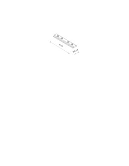 Nowodvorski NANO - LVM TRACK BUCKLE CONNECTOR Rail systems 1-circuit low voltage 24V NANO-LVM Universal Accessories Cza - product 2