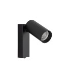 Nowodvorski FOURTY  Ścienna Regulowany z włącznikiem Max moc 10W only LED GU10 R35  Czarny 11763