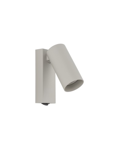 Nowodvorski FOURTY Wall-mounted Adjustable with switch Max wattage 10W only LED GU10 R35 Silk gray 11765