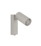 Nowodvorski FOURTY  Ścienna Regulowany z włącznikiem Max moc 10W only LED GU10 R35  Silk gray 11765
