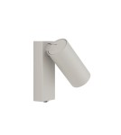 Nowodvorski FOURTY  Ścienna Regulowany z włącznikiem Max moc 10W only LED GU10 R35  Silk gray 11765