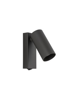 Nowodvorski FOURTY Ścienna Regulowany z włącznikiem Max moc 10W only LED GU10 R35 Umbra gray 11766