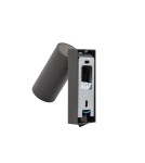 Reading wall lamps - Nowodvorski FOURTY Wall mounted Adjustable with switch Max wattage 10W only LED GU10 R35 Umbra gray 11766 - product 6