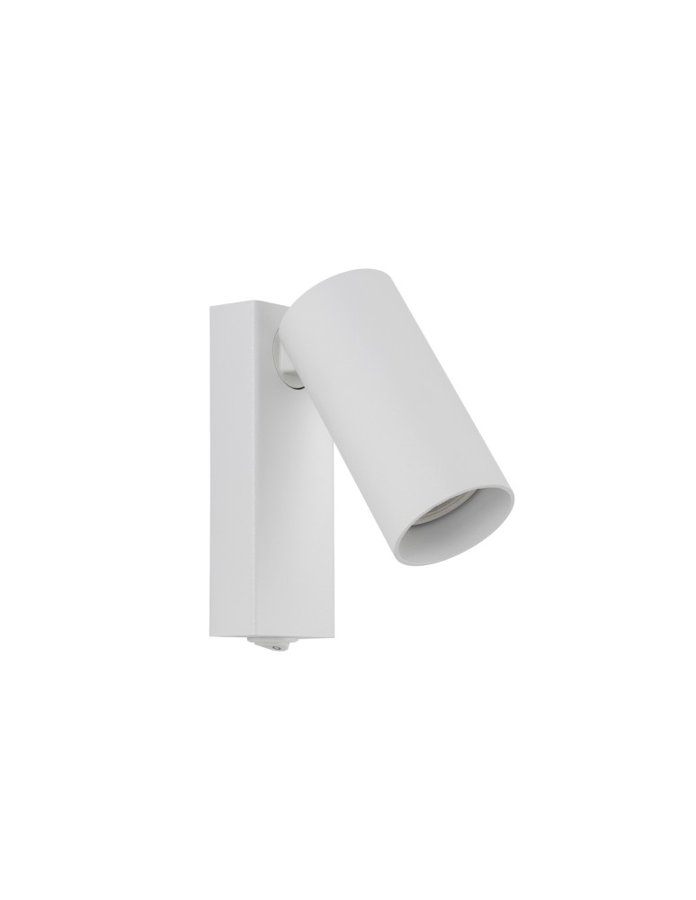 Reading wall lamps - Nowodvorski FOURTY Wall mounted Adjustable with switch Max wattage 10W only LED GU10 R35 White 11764 - product kolory-swiatla.pl 1