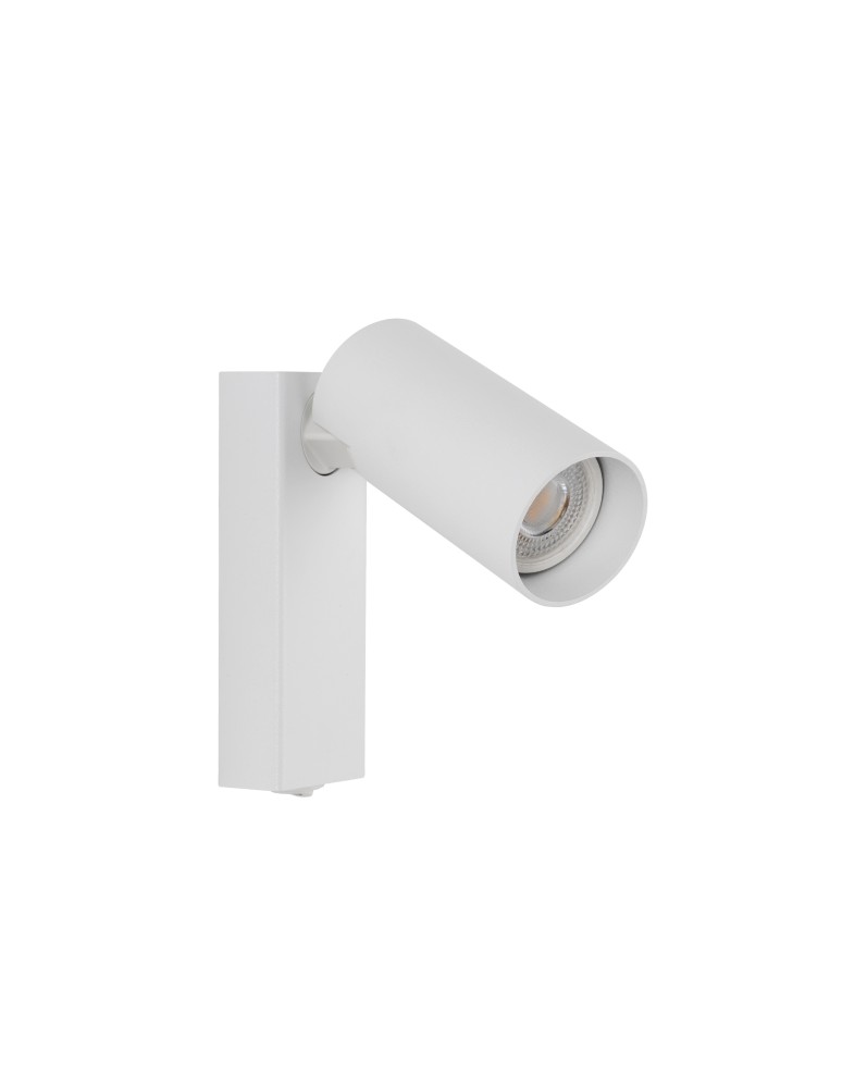 Reading wall lamps - Nowodvorski FOURTY Wall mounted Adjustable with switch Max wattage 10W only LED GU10 R35 White 11764 - product kolory-swiatla.pl 3