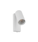 Nowodvorski FOURTY  Ścienna Regulowany z włącznikiem Max moc 10W only LED GU10 R35  Biały 11764