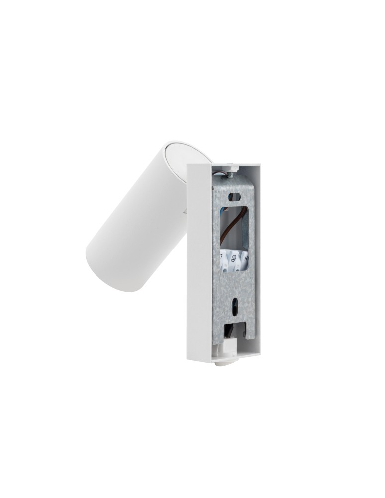 Reading wall lamps - Nowodvorski FOURTY Wall mounted Adjustable with switch Max wattage 10W only LED GU10 R35 White 11764 - product kolory-swiatla.pl 6