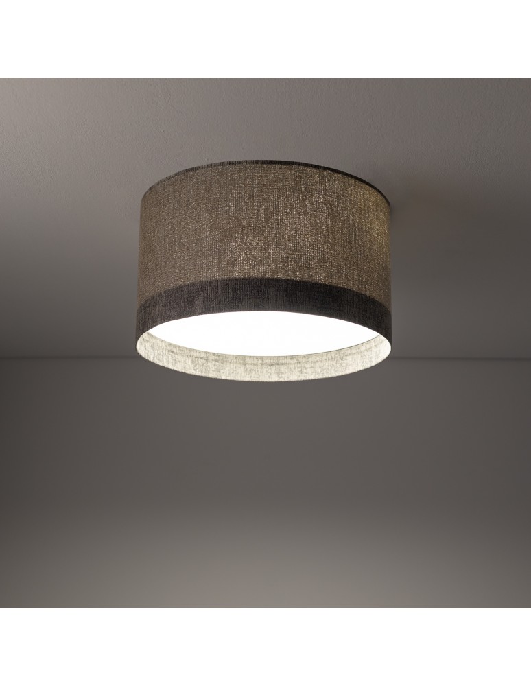 Nowodvorski LAGO S  Lampy sufitowe Plafon Max moc 15W only LED E27  Szary 11679