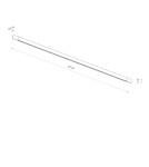 Nowodvorski NANO - LVM LINE IN LED 6W Systemy szynowe 1-obwodowy niskonapięciowy 24V NANO-LVM Lampy led Max moc 6W LED  3000K C