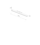 Magnetic rail lamps - Nowodvorski NANO - LVM LINE OUT LED 10W Rail systems 1-circuit low voltage 24V NANO-LVM led lamps Max power 10W LED 3000 - product 8