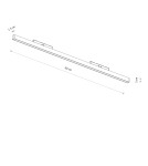 Magnetic rail lamps - Nowodvorski NANO - LVM LINE OUT LED 20W Rail systems 1-circuit low voltage 24V NANO-LVM led lamps Max power 20W LED 3000 - product 8