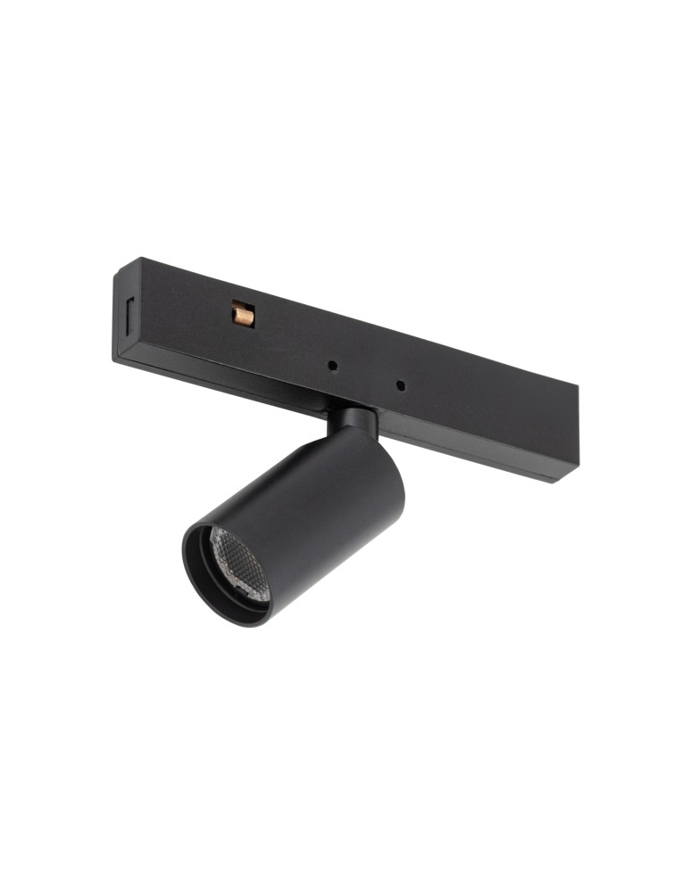 Magnetic rail lamps - Nowodvorski NANO - LVM SPOT LED 1W Rail systems 1-circuit low voltage 24V NANO-LVM led lamps Max power 1W LED 3000K Black - product kolory-swiatla.pl 1